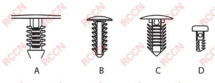 BARBED LOCKING FASTENER